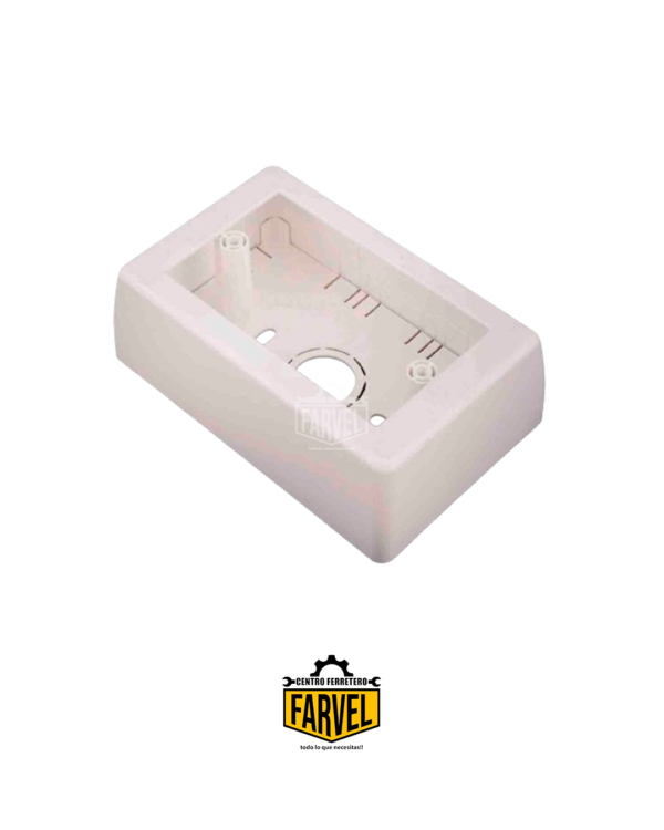CAJA P/TOMA BLANCA 40 MM S/TUERCA DEXSON