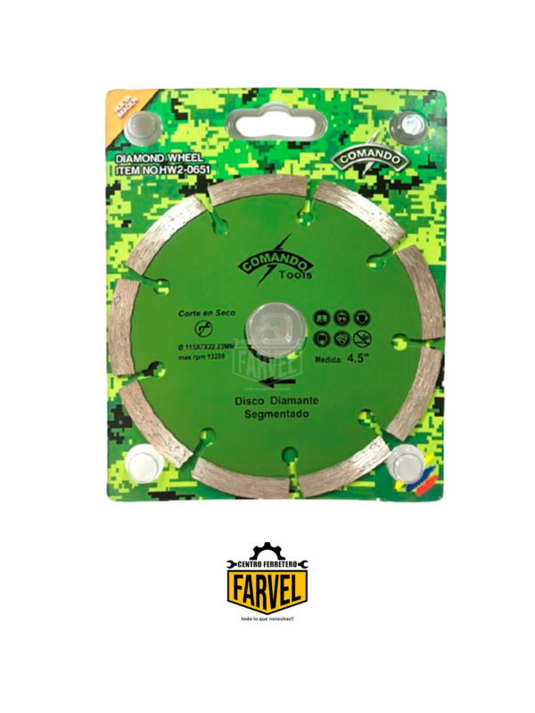 DISCO ECONÓMICO DIAMANTE SEG 4 COMANDO