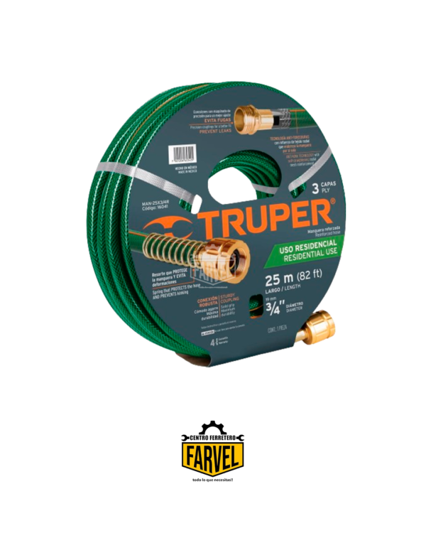 MANGUERA PARA JARDÍN 1/2 TRUPER