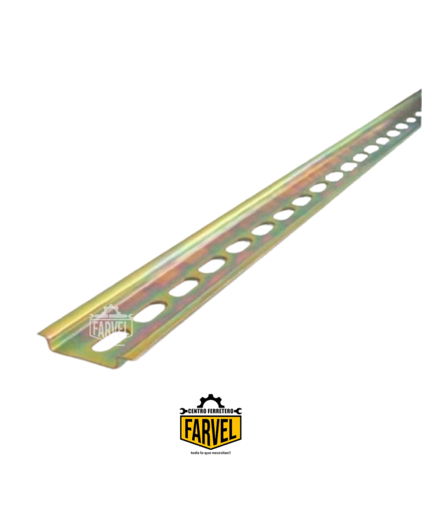 BASE RIEL DING PERFORADA 35MM