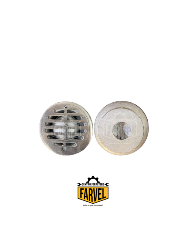 REJILLA PISO 3" CON TRAMPA